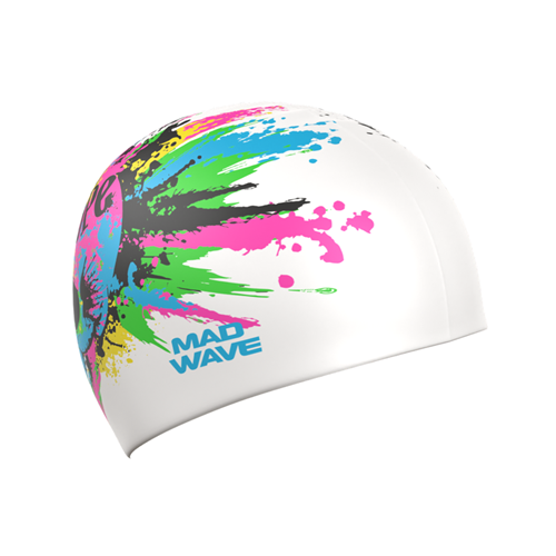 Picture of JUNIOR LEISURE SWIM CAP - CHLORINE DOPE (WHITE)