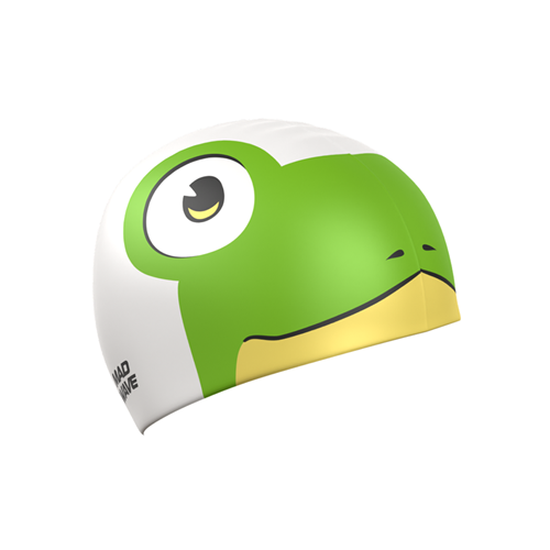 Picture of JUNIOR LEISURE SWIM CAP - FROG CAP (WHITE)